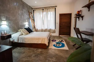 Cama o camas de una habitación en Casa Monika
