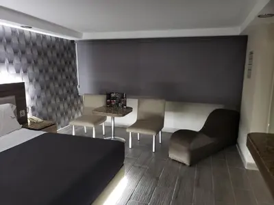 Zona de estar de Motel Nuevo Tijuana