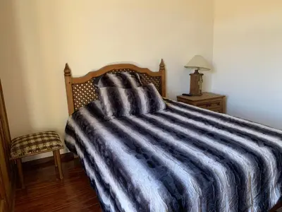 Cama o camas de una habitación en Casa Galindo *a unos pasos del centro*