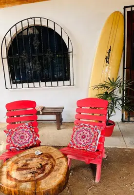 Zona de estar de Casa Karma
