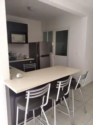 Una cocina o zona de cocina en Marina Diamante Acapulco con todos los Servicios