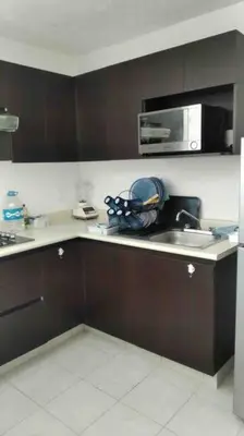 Una cocina o zona de cocina en Marina Diamante Acapulco con todos los Servicios