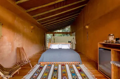 Cama o camas de una habitación en Pueblo del Sol Hotel Retreat