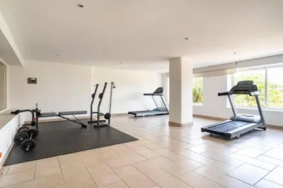 Gimnasio o instalaciones de fitness de Bello Departamento Veleros frente al mar
