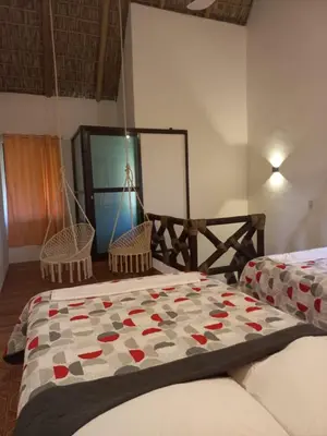 Cama o camas de una habitación en Villa del Mar