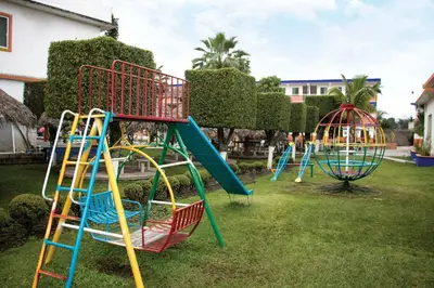 Zona de juegos infantil en Hotel San Carlos Yautepec