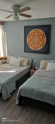 Cama o camas de una habitación en Casa Armony