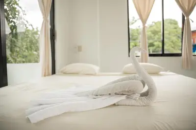 Cama o camas de una habitación en Hotel Palmarito