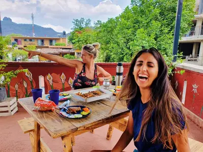 Comida en o cerca de este hostal o pensión