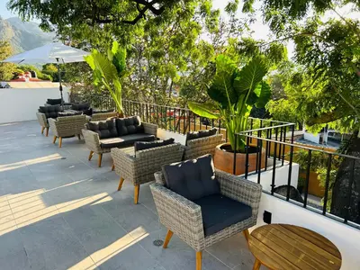 Paisaje cerca de este hotel