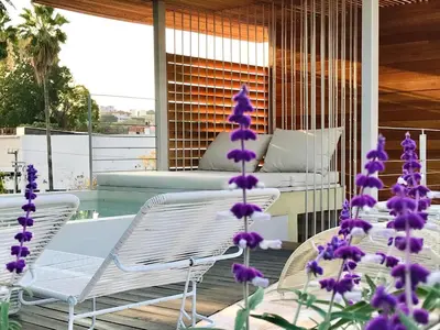 Un balcón o terraza de Sisao Hotel-Café