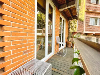 Un balcón o terraza de Sisao Hotel-Café