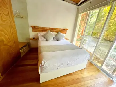 Cama o camas de una habitación en Sisao Hotel-Café