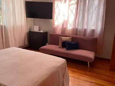 Cama o camas de una habitación en Casa centríca accesible a los lugares más turísticos