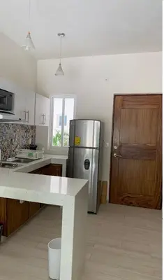 Una cocina o zona de cocina en Paradise Huatulco Condo TANGOLUNDA BEACH