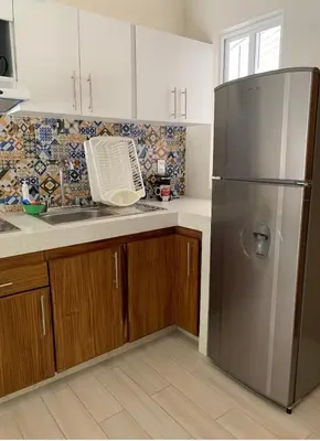 Una cocina o zona de cocina en Paradise Huatulco Condo TANGOLUNDA BEACH