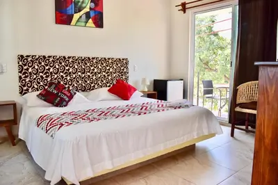 Cama o camas de una habitación en Carri Surf Studio
