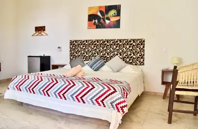 Cama o camas de una habitación en Carri Surf Studio