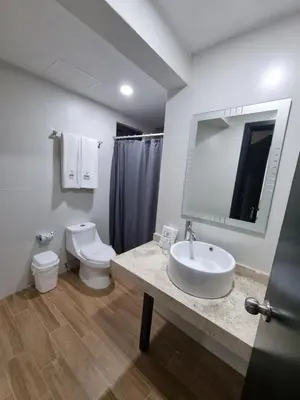 Un baño de EMS Hoteles Centro Histórico