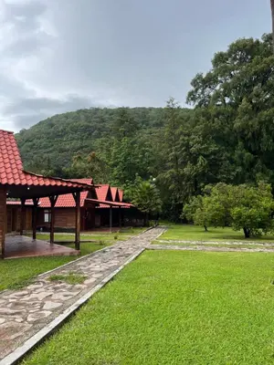 Paisaje cerca de este camping