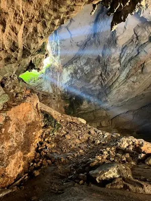 Paisaje cerca de este camping