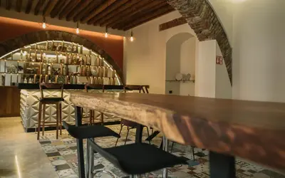 Zona de estar de Casa Azulai Puebla Hotel Boutique