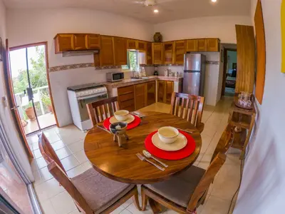 Una cocina o zona de cocina en La Hacienda Tilantongo