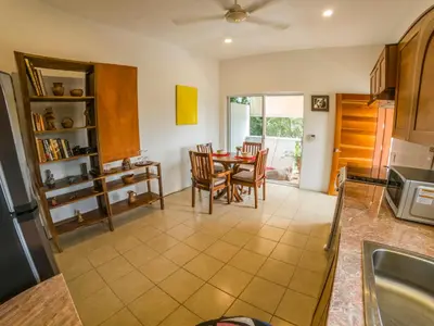 Una cocina o zona de cocina en La Hacienda Tilantongo