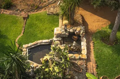 Jardín al aire libre en La Hacienda Tilantongo