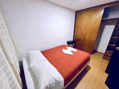 Cama o camas de una habitación en Casita del Árbol