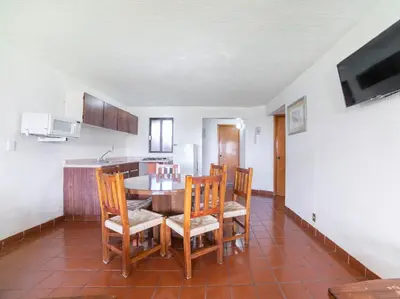 Una cocina o zona de cocina en Hotel La Rinconada Santa Fe