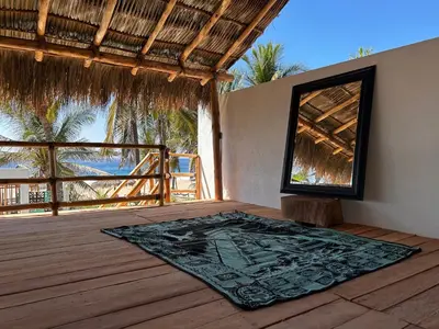 Un balcón o terraza de Villa Bamboo