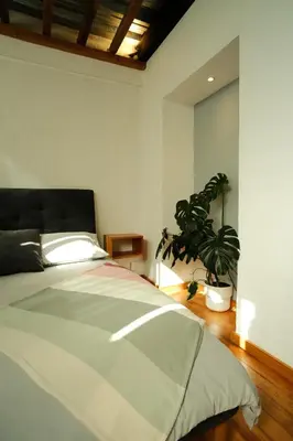 Cama o camas de una habitación en Mina 32 - Coyoacan