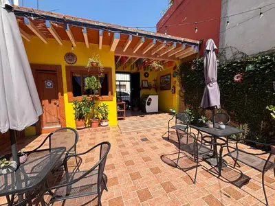 Un restaurante o sitio para comer en Hotel Posada 