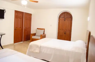 Cama o camas de una habitación en Hotel Catedral
