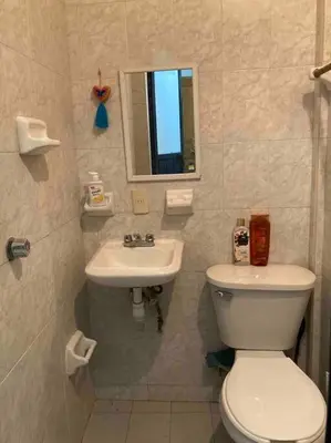 Un baño de Acogedora habitación privada en Jalatlaco