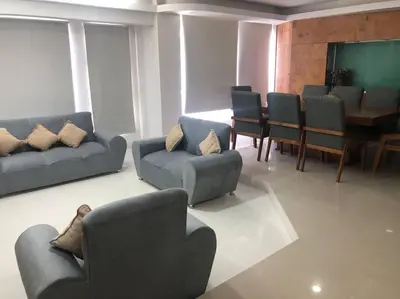 Zona de estar de 8pers -6camas AC -Alberca-Playa 3min Playas Vicente fox