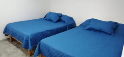 Cama o camas de una habitación en Apartamento Torres gemelas