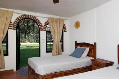 Cama o camas de una habitación en Quinta Taboo