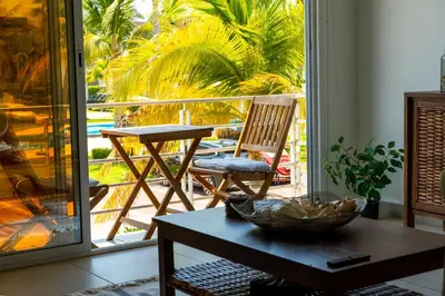 Un balcón o terraza de Beautiful Apartment in Dream Acapulco Diamante