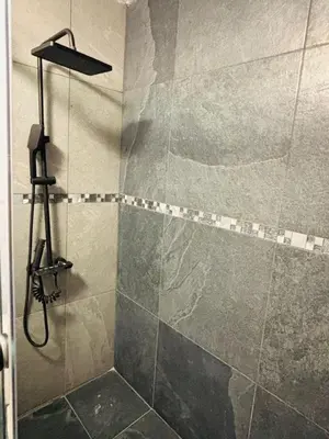 Un baño de Depa Frente al aeropuerto hasta 12 Huéspedes