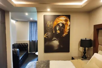 Cama o camas de una habitación en Utopía Hotel Boutique