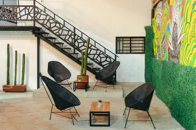 Zona de estar de Casa Don José: GIRASOLES Suite