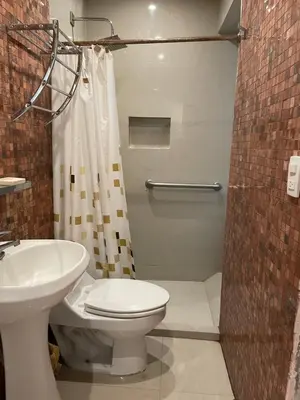 Un baño de Hotel RioMiel Tlaxcala