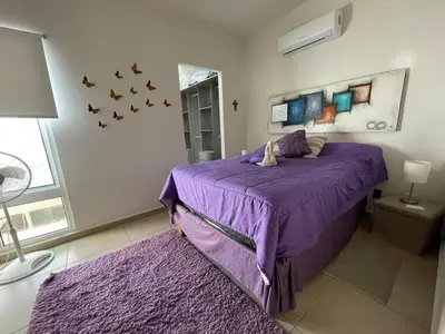Cama o camas de una habitación en Casa de tus Sueños Dream Lagoons Veracruz