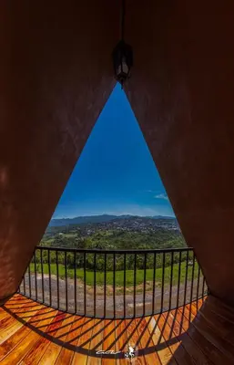 Paisaje cerca de esta villa