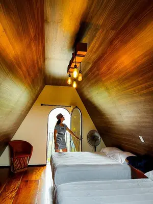 Cama o camas de una habitación en Villa de los Vientos