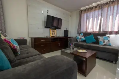 Zona de estar de El descanso casa-hotel zacatlán.