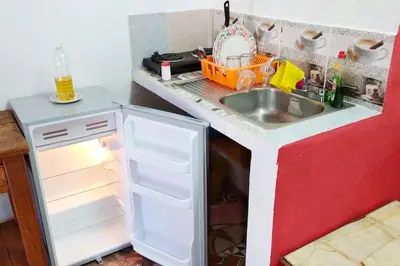 Una cocina o zona de cocina en Tu Casita de descanso en Santa María