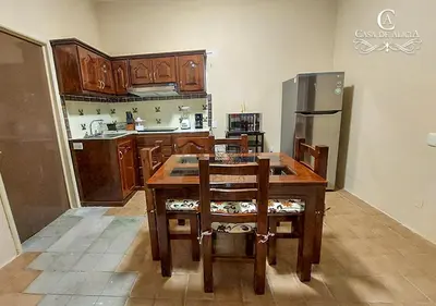 Una cocina o zona de cocina en Casa de Alicia Departamento Yagul
